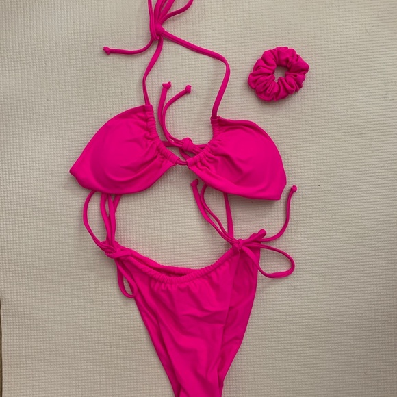 Suuksess Swim Suuksess String Bikini Set Tie Side Thong Swimsuit